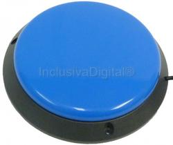 Acionador de Pressão Botão Redondo Extra Grande 12 cm para Tecnologia Assistiva - InclusivaDigital