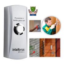 acionador de saída em inox para instalação sobreposta - Intelbras BT 3000 IN acionador de saída em inox para instalação sobreposta - Intelbras BT 3000 IN