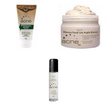 Acne Secativo Máscara Clareadora De Argila E Gel Hidratante