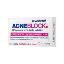 Acneblock - Enxofre + Ac Salicilico - Pele com Acne e Excessivamente Oleosa - Sabonete Uso Diário 85g