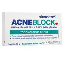 Acneblock Nixoderm Sabonete Esfoliante Com 90G - Kley Hertz S. A.