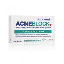 Acneblock Sabonete Esfoliante Pele Oleosa 90g Kley Hertz