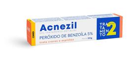 Acnezil Gel de Tratamento Antiacne com Peróxido Benzoila 20g Acnezil Gel de Tratamento Antiacne com Peróxido Benzoila 20g