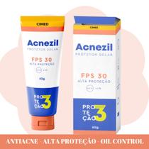Acnezil Protetor Solar Facial Acnezil FPS 30 Alta Proteção Oil Control