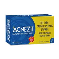 Acnezil sabonete extrassecante combate acne 90g pele mista/oleosa contra cravo e espinha = acnase