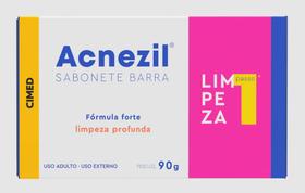 Acnezil sabonete fórmula forte combate acne 90g pele oleosa contra cravo e espinha = acnase