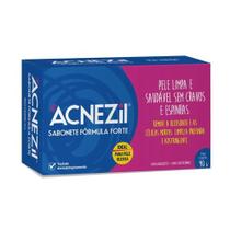 Acnezil sabonete fórmula forte combate acne 90g pele oleosa contra cravo e espinha = acnase