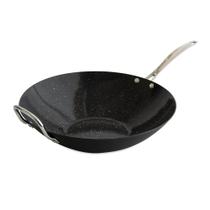 Aço aluminizado de basalto Wok Nordic Ware fiado em cerâmica de 36 cm Aço aluminizado de basalto Wok Nordic Ware fiado em cerâmica de 36 cm