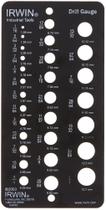 Aço de calibre de broca IRWIN 1,6-12,7 mm com 29 furos Aço de calibre de broca IRWIN 1,6-12,7 mm com 29 furos