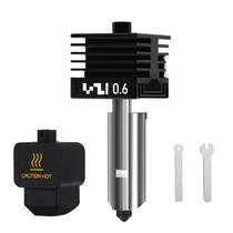 Aço endurecido Hotend HIKUDIY de 0,6 mm para Bambu Lab P2S/H2S/H2D