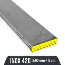 Aço Inox 420 - 2,00mm x 50,80mm - INX200 F