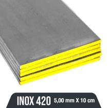 Aço Inox 420 - 5,00mm x 101,60mm - INX50010 - Loja do Cuteleiro