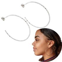 Aço inox não escurece Brinco Argola torcida de Aço Cirúrgico Antialérgico feminina Aço inox não escurece Brinco Argola torcida de Aço Cirúrgico Antialérgico feminina