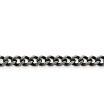 Aço inoxidável 7.50mm Oxidized Curb Chain