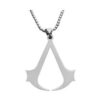Aço inoxidável Assassin Syndicate Creed Pingente Jogo Filme Anime Cosplay Colar Presente