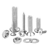 Aço inoxidável Cross Tapping Screw Set, Parafusos Domésticos, Adequado para Carpintaria