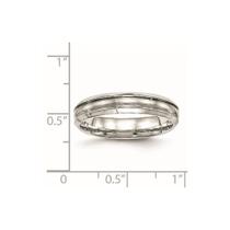 Aço inoxidável escovado e polido sulcado 5.00mm banda