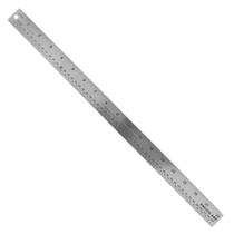 Aço inoxidável Ruler Pacific Arc de 45 cm com polegada e pica Aço inoxidável Ruler Pacific Arc de 45 cm com polegada e pica