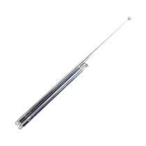 Aço inoxidável telescópico Rod Antena, FM AM Radio, Super Signal, 10 Seção, 120cm