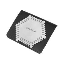 Aço inoxidável Wet Film Comb, Comb Gauge, espessura de 25-3000um, alta precisão