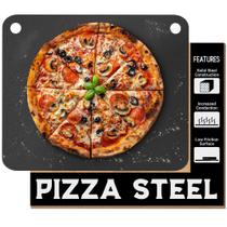 Aço para Pizza Primica XL 41x34cm 6mm Preto Aço para Pizza Primica XL 41x34cm 6mm Preto