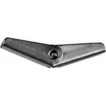 Aço zincado Hillman Toggle Wing 1/4", 100 unidades