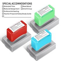 Acomodações especiais do Rubber Stamp Sayglossy para professores