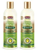 Acondicionador African Pride Olive Miracle Leave-In 710 ml Pack de 2 Acondicionador African Pride Olive Miracle Leave-In 710 ml Pack de 2