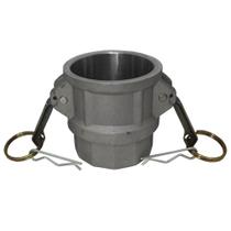 Acoplador Camlock Fêmea x Fêmea Tipo D 2" x 2" Alumínio