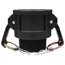 Acoplador Camlock Tipo B 2" x 2" em polipropileno