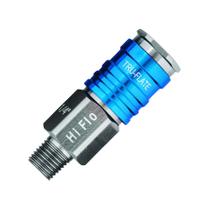 Acoplador de alto fluxo de alumínio Tru-Flate 13-925 1/4" MNPT