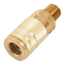 Acoplador de ar industrial Forney 75316 de aço NPT macho de 1/4"