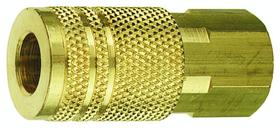 Acoplador de latão Tru-Flate 13-235 1/4" I/M x 1/4" FNPT