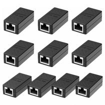 Acoplador Ethernet Dingsun RJ45 fêmea para fêmea Cat7/Cat6/Cat5