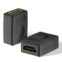 Acoplador HDMI VCE HDMI fêmea para fêmea, pacote com 2 unidades 3D 4K
