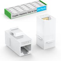 Acoplador Keystone Sokqovt CAT6 RJ45 (pacote com 24) branco