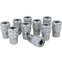 Acoplador Milton 775 1/4 FNPT Uma caixa de estilo de 10 pratas Acoplador Milton 775 1/4 FNPT Uma caixa de estilo de 10 pratas
