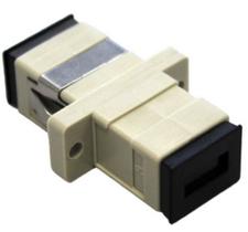 Acoplador Óptico SC Simplex MM Bege