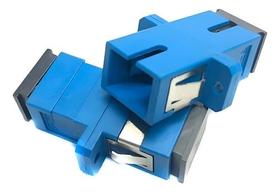Acoplador Óptico Sc/upc (azul) - Embalagem Com 20 Pçs Acoplador Óptico Sc/upc (azul) - Embalagem Com 20 Pçs