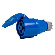 Acoplador Tomada Industrial 3P+T 32a Rohdina 9h IP44 Azul