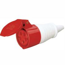 Acoplador Tomada Industrial Decorlux 16a-3p+N+T,6h,Ip44 Vermelho 380/415v