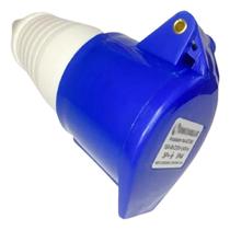 Acoplamento 2p+t 16a 220v Azul N-3056 6h Steck Acoplamento 2p+t 16a 220v Azul N-3056 6h Steck