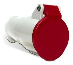 Acoplamento 3P+T 16A 380V Vermelho MGI-215 6H JNG Acoplamento 3P+T 16A 380V Vermelho MGI-215 6H JNG