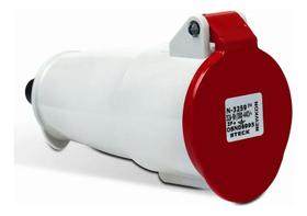 Acoplamento 3P+T 32A 440V 6h Vermelho J02ACO-223 - JNG