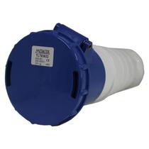 Acoplamento Blindado 2P+T 63A 250V Azul Metaltex
