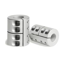 Acoplamento de eixo: fixação rígida de alumínio Sinoblu D32 L45 10mm Acoplamento de eixo: fixação rígida de alumínio Sinoblu D32 L45 10mm