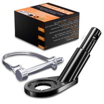 Acoplamento de reboque de bicicleta NICEDACK Universal 12 mm preto