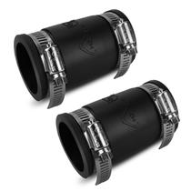 Acoplamento de tubo de PVC flexível SUNJIKA com braçadeiras de mangueira de borracha