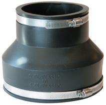 Acoplamento de tubulação Fernco 1056-64 6 x 4 conecta ferro fundido, PVC e aço