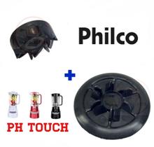 Acoplamento do Motor e Do Copo Liquidificador Philco PH Touch